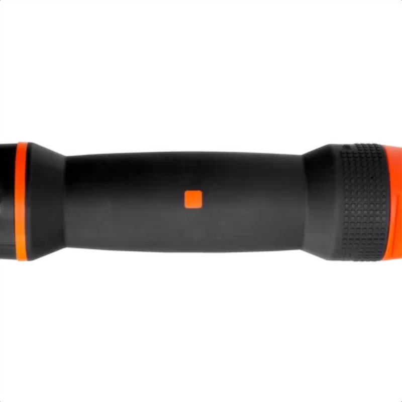 Llave dinamométrica mecánica de disparo ajustable con visor y cabeza de carraca fija con cuadradillo pasante bahco 74wr-200