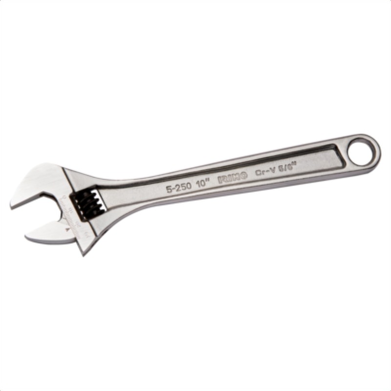 Llave ajustable "inglesa" cromada de 4" con clip irimo 5-100c-1