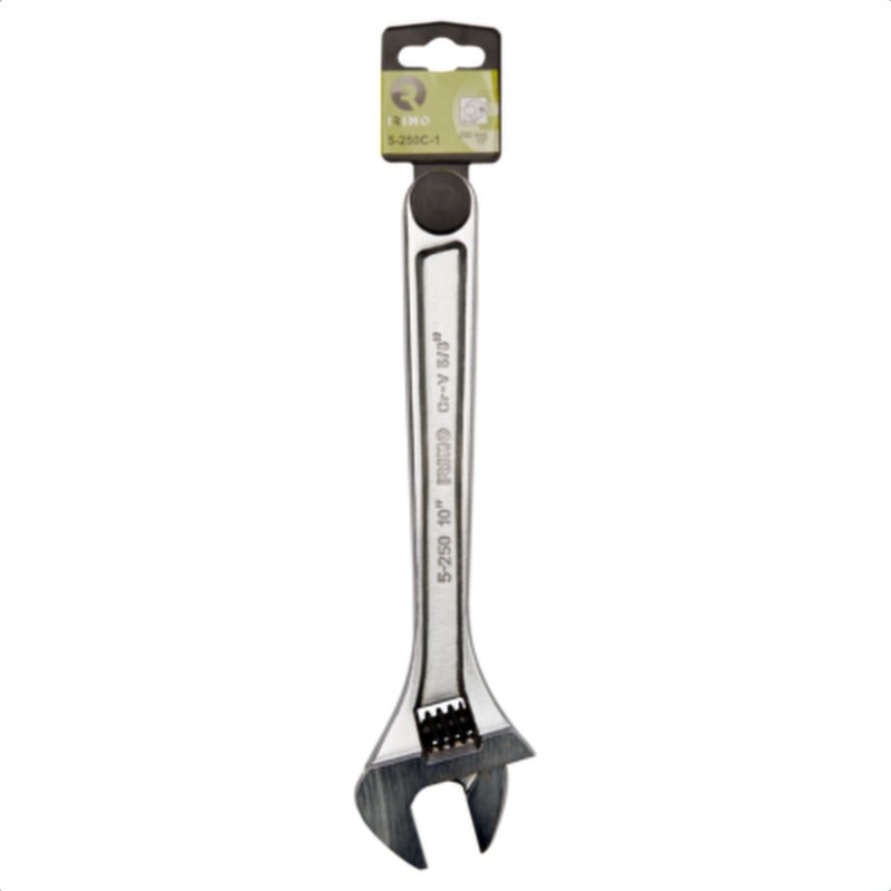 Llave ajustable "inglesa" cromada de 4" con clip irimo 5-100c-1