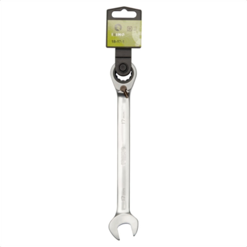Llave combinada de matraca 24 mm, con clip irimo 18-24-1
