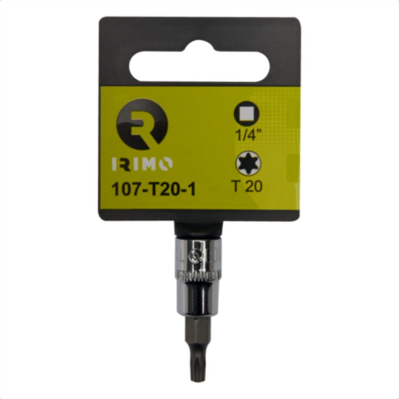 Copa de punta torx de 1/4", t20 irimo 107-t20-1