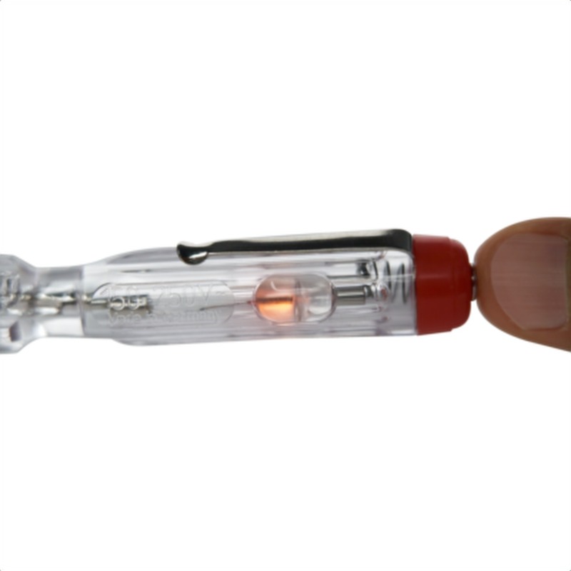 Comprobador de tensión 150-250v, punta 3,0 × 65 mm irimo 429-03-1