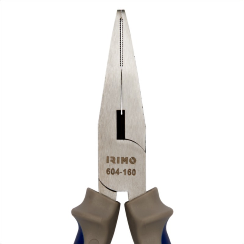 Pinzas de boca plana con mangos bi-material, 160 mm irimo 604-160-1