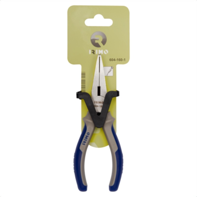 Pinzas de boca plana con mangos bi-material, 160 mm irimo 604-160-1