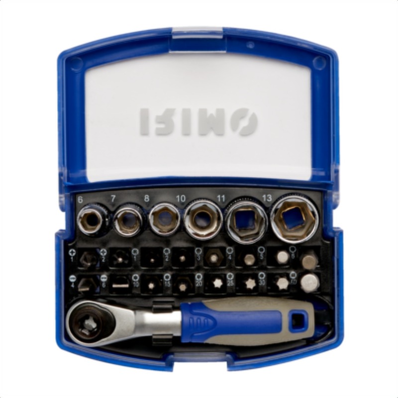 Juego de copas hexagonales y puntas de 1/4", 23 piezas irimo 109-23-4
