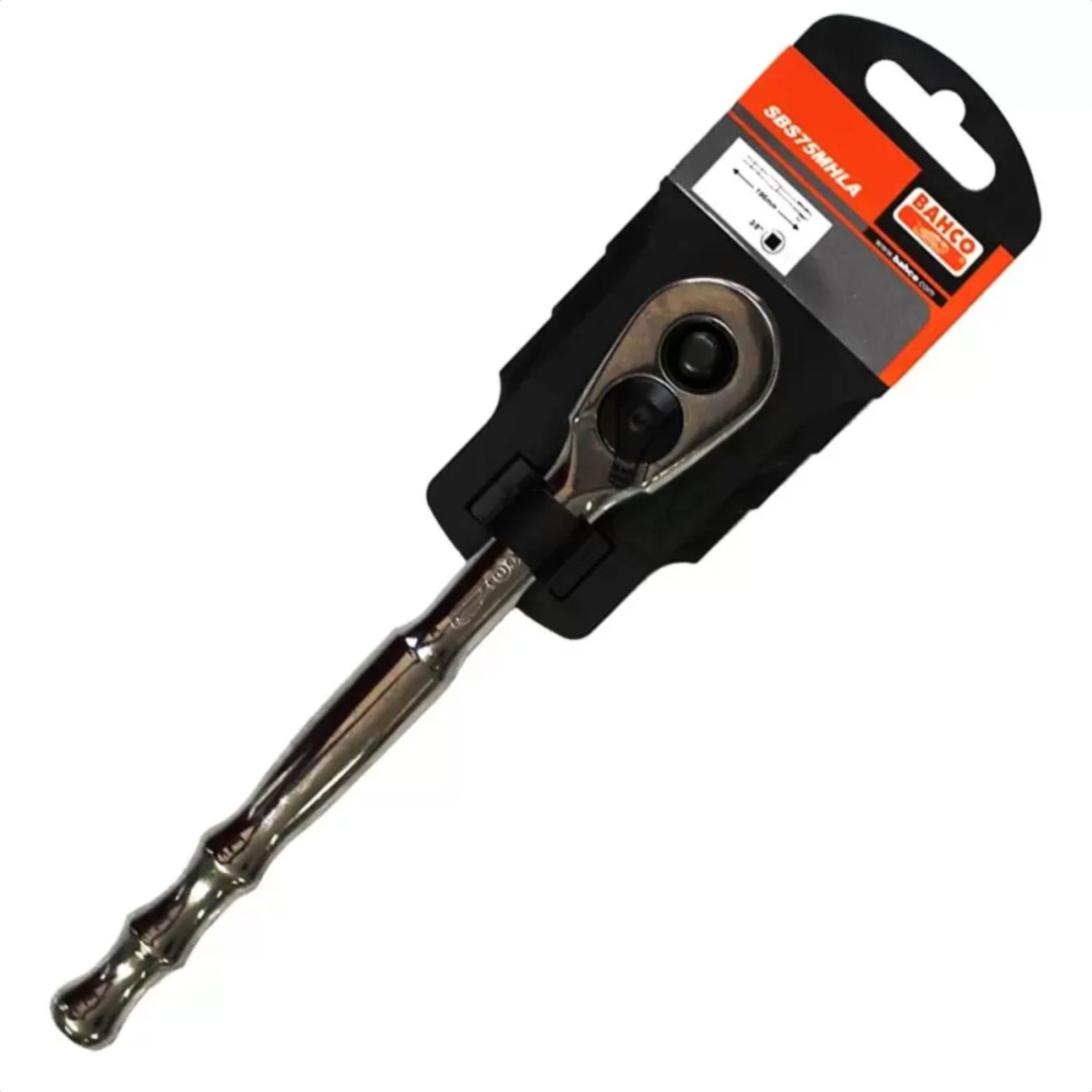 Ratchet de 3/8 mango metálico cabeza pera bahco