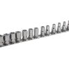 Llave copa juego sola cuadrante 1/4 de 4 a 14 mm 13 piezas en riel bahco