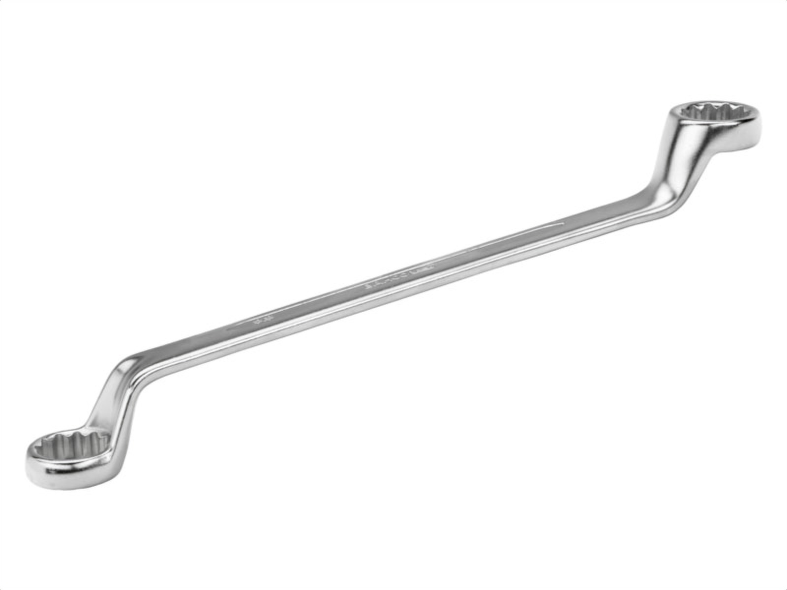 Llave de estrella de dos bocas extra-acodada de 3/4" x 7/8" con acabado cromado de 290,5 mm bahco 2z-3/4-7/8