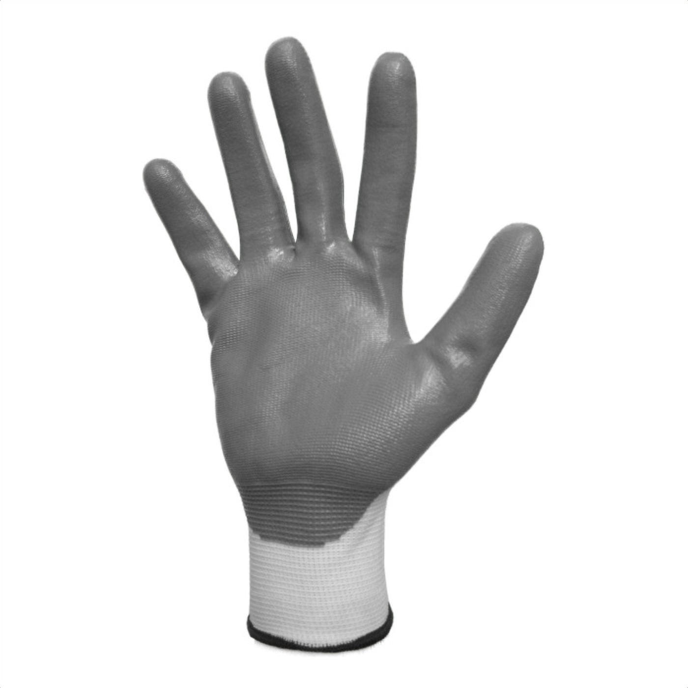 Guante nitrilo blanco gris t/7 zubiola