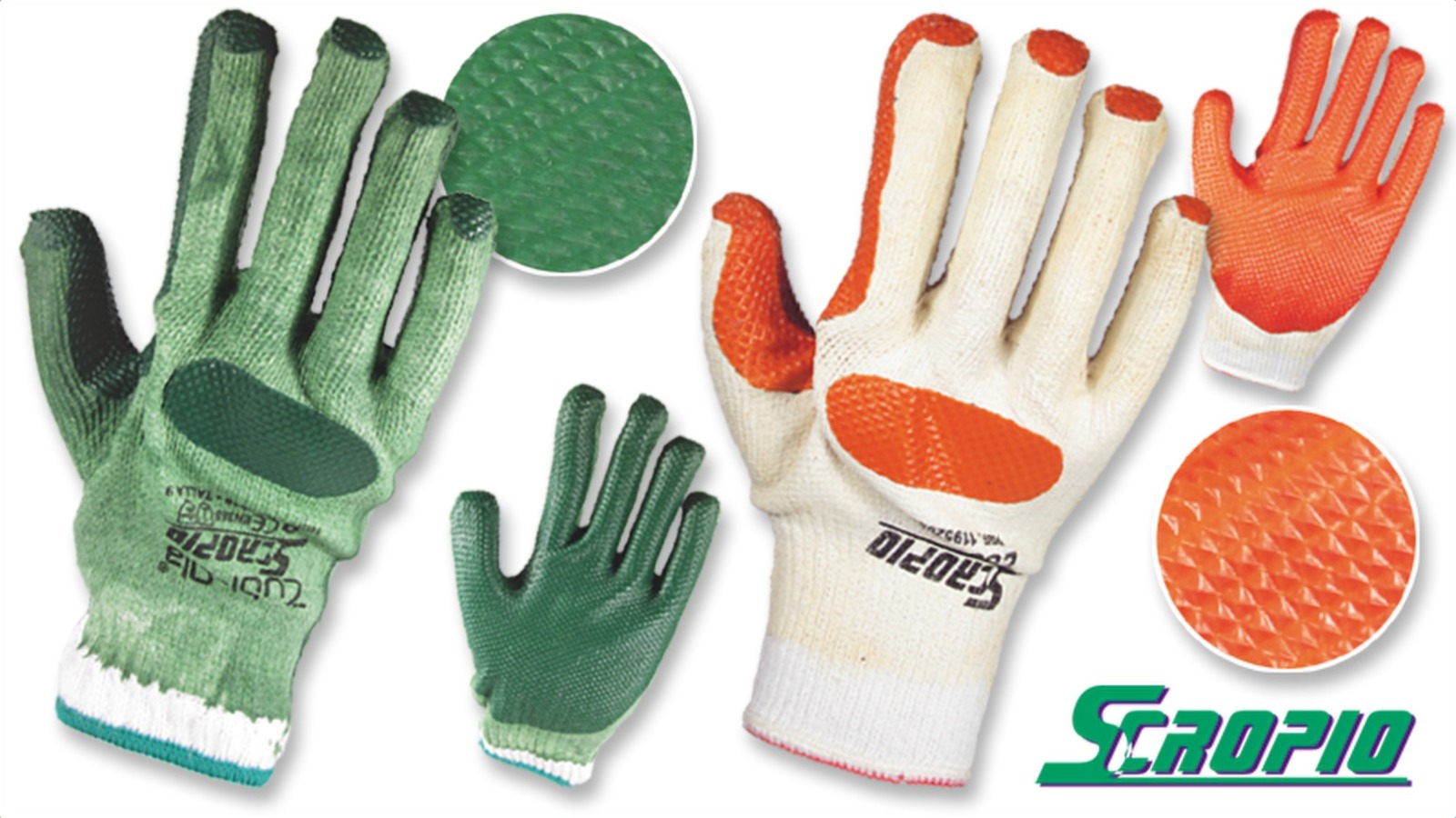 Guante hilaza rec latex zubiola