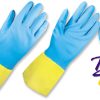 Guante neopreno colores blue grip zubiola