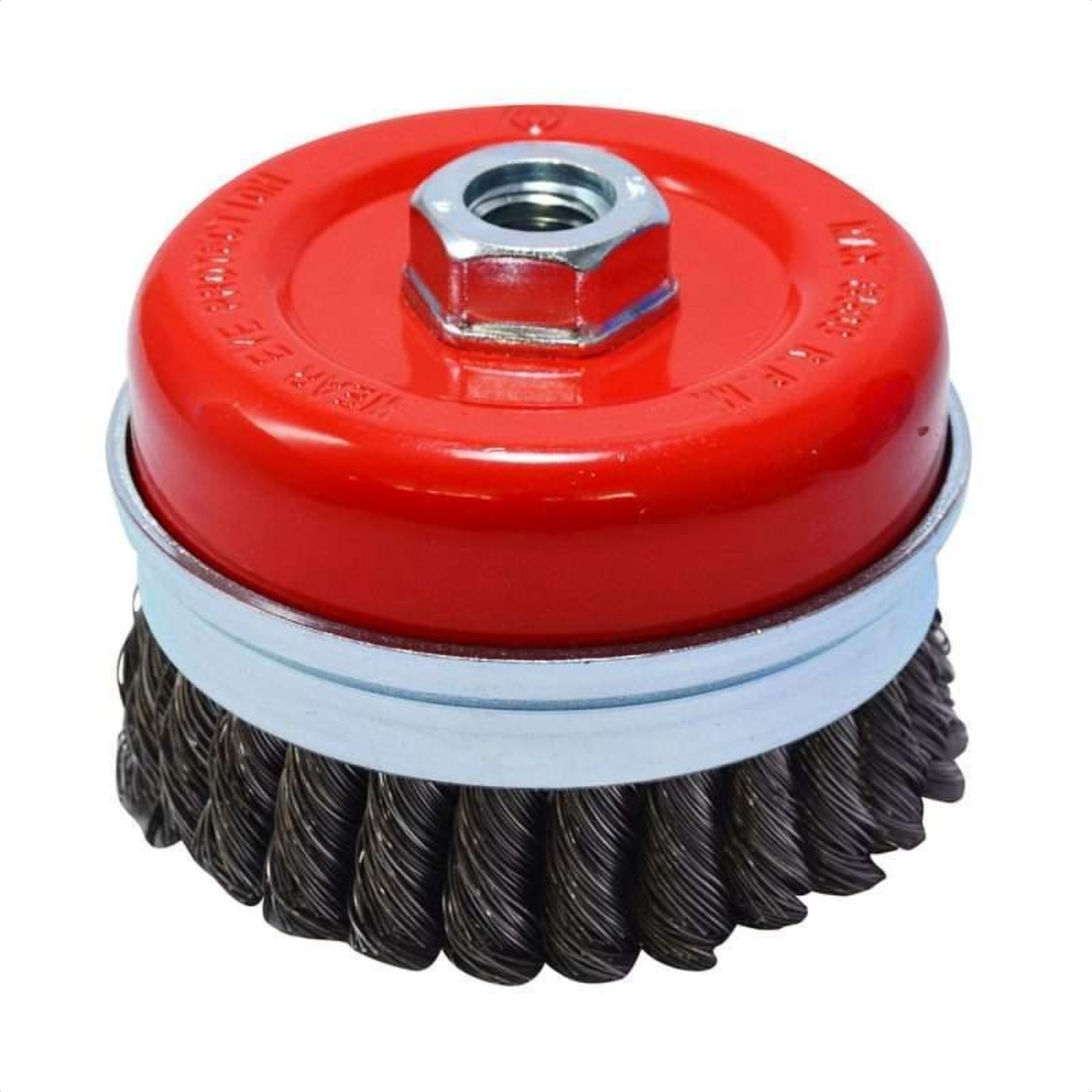 Grata copa torchada 5" rosca 5/8 con anillo hopex