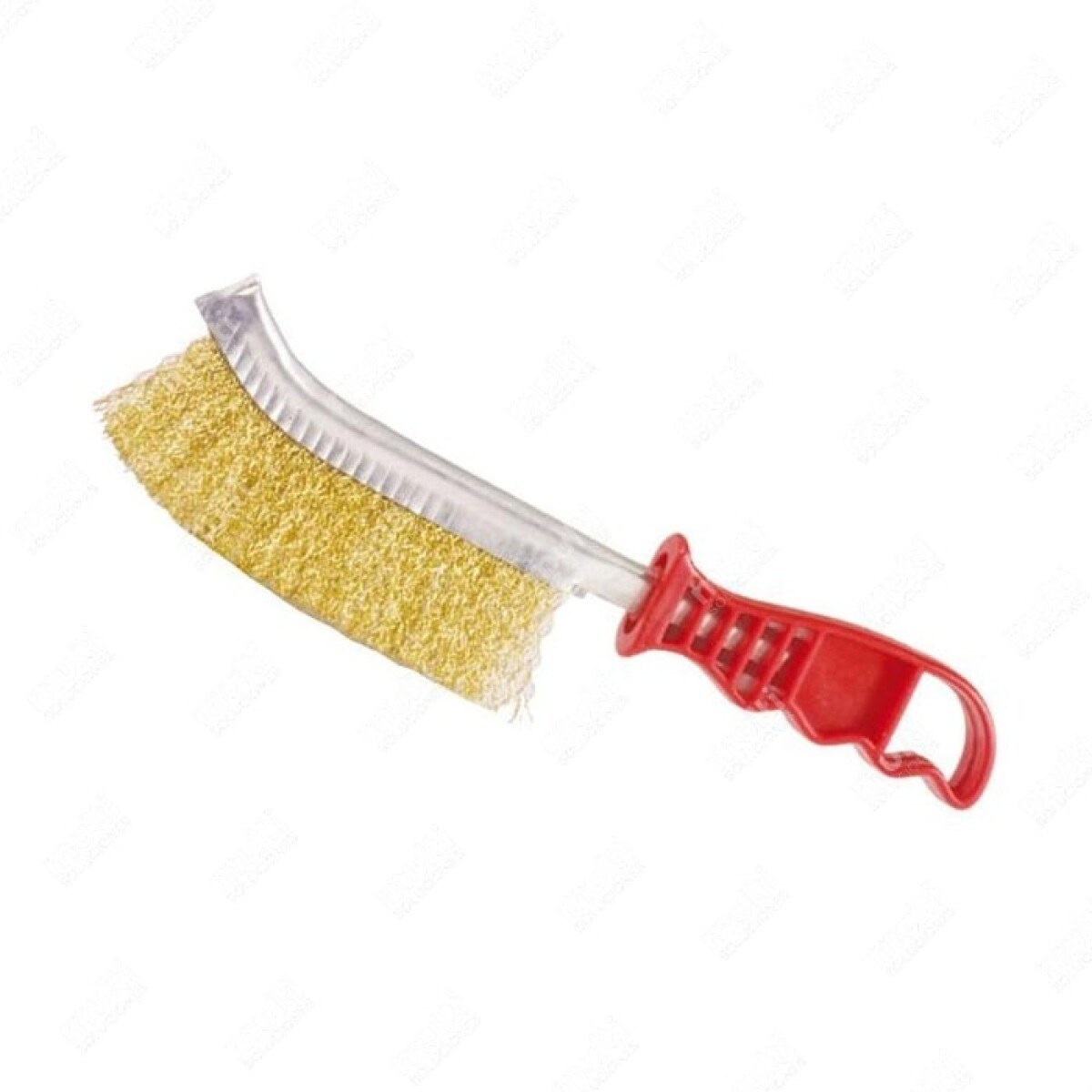 Cepillo de acero cobrizado mango plástico hopex