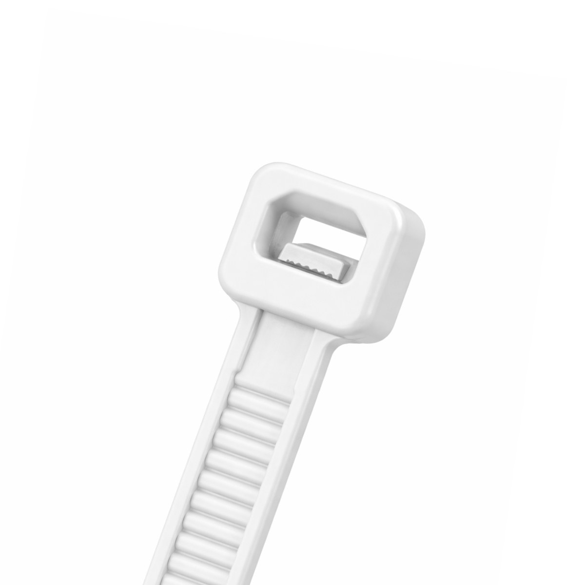 Abrazadera amarre plástico x 100 un blanco 008 hopex