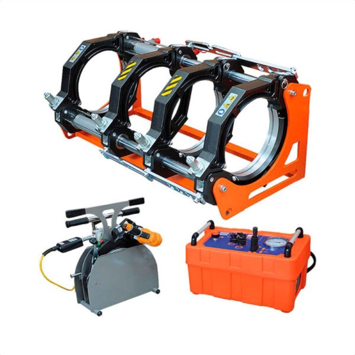 Equipo termofusión hidráulico 250 mm rhino