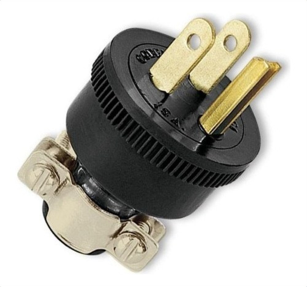 Clavija mach0 industrial con polo a tierra 15amp