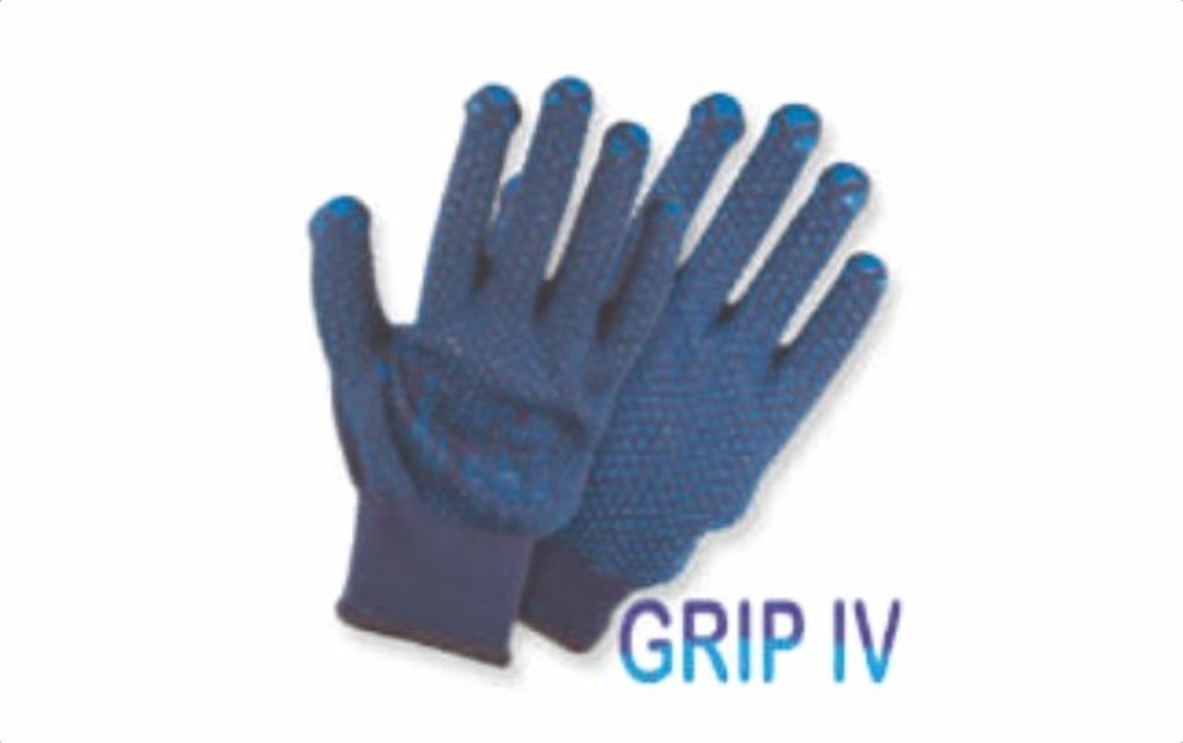 Guante fibra poliamida puntos 2 caras grip iv zubiola