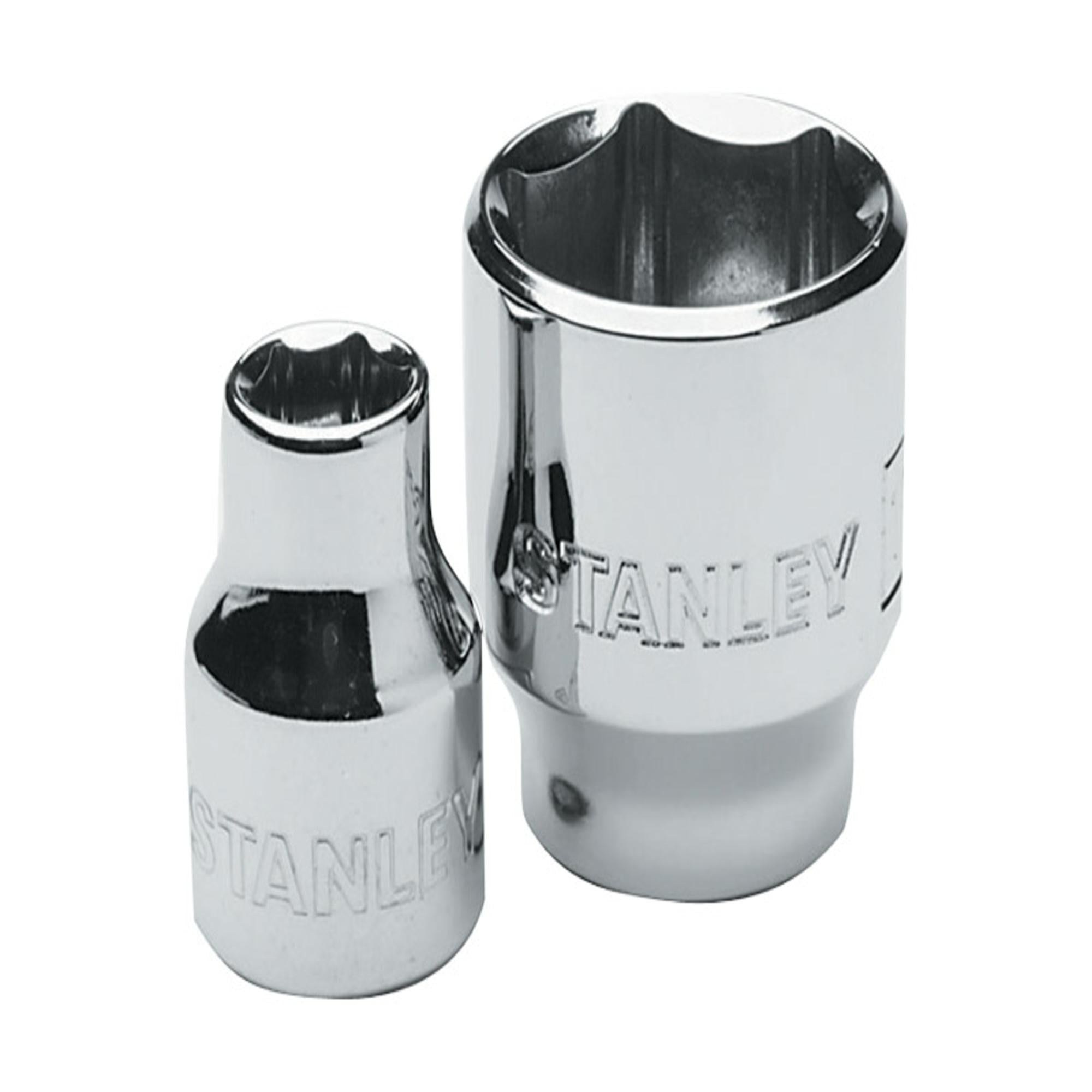 Dado/cubo estándar 9 mm, 6 pt. mando 3/8 pulg. stanley 4-86-304