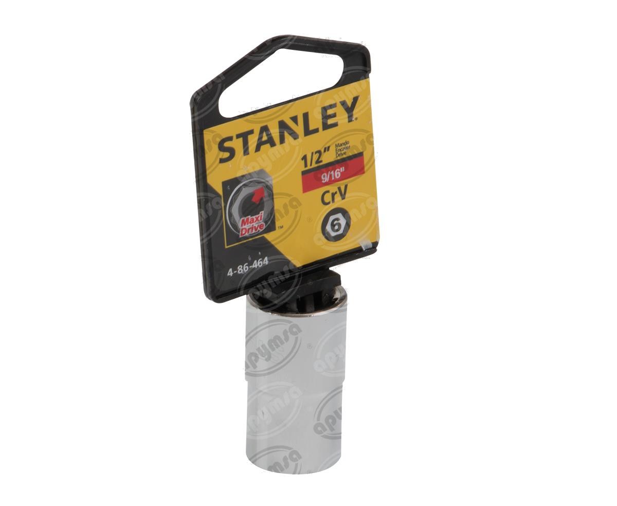 Dado/cubo estándar 9/16", 12 pt. mando 1/2" stanley 4-86-464