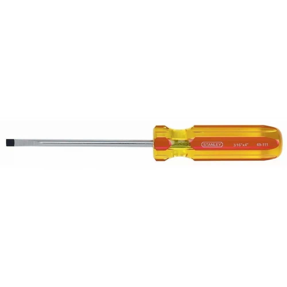 Destornillador t/pesado pala 3/16" x 4" pro stanley