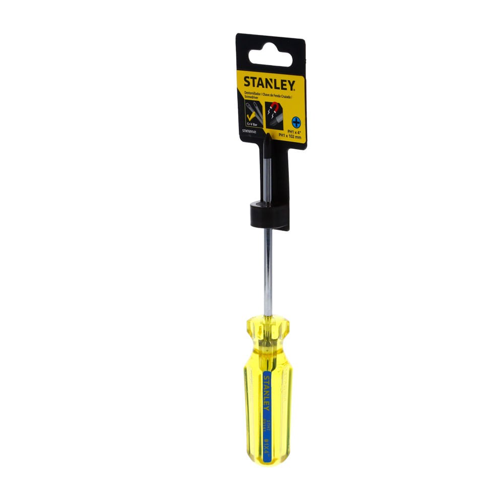 Destornillador estrella 3/16 x 4 stanley