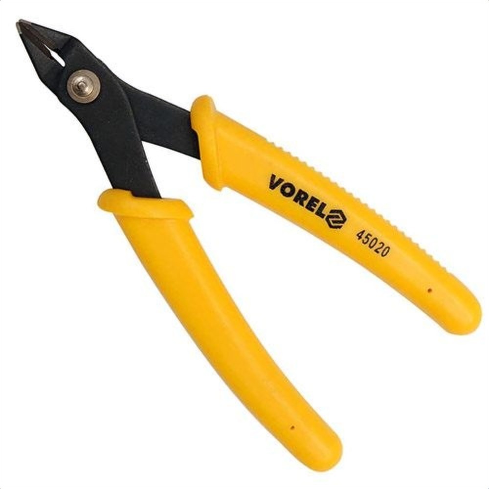 Alicate de corte para electrónica 135mm vorel 45020