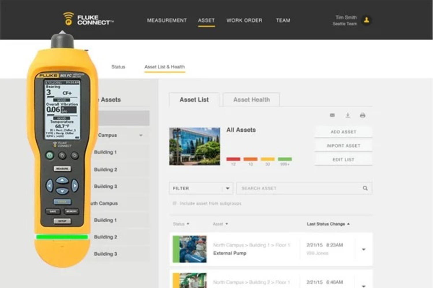 Medidor FLUKE-805-FC Fluke vista 3