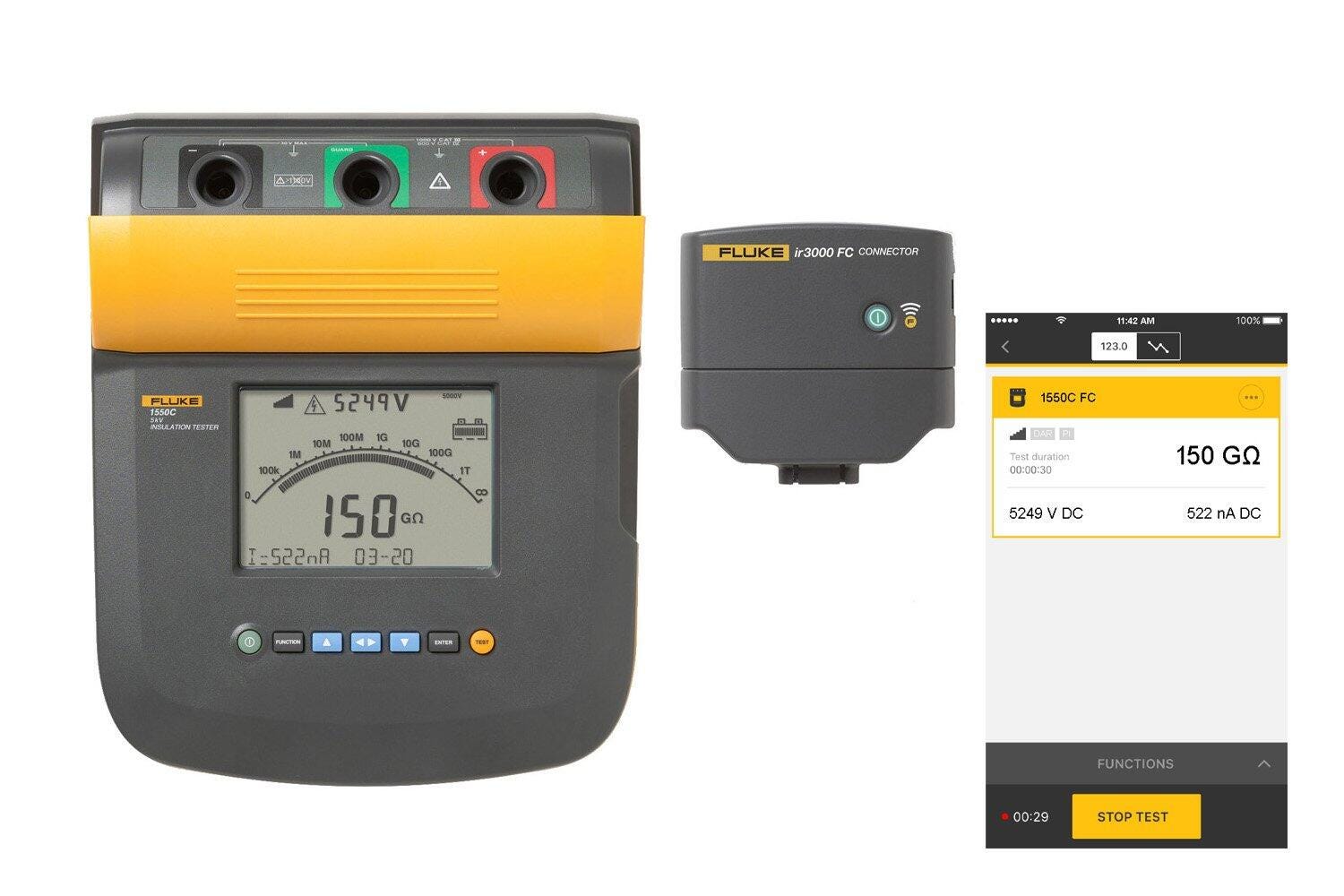 Comprobador FLUKE-1550C Fluke vista 4