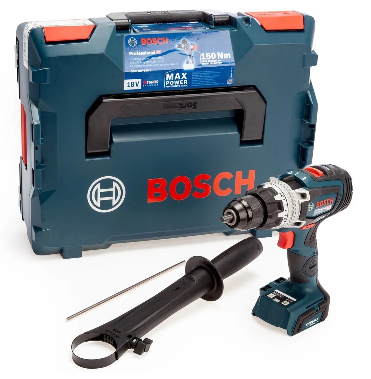 TALADRO DE PERCUSIÓN INALÁMBRICO GSB 18V-150 C BOSCH PROFESSIONAL - Imagen 3