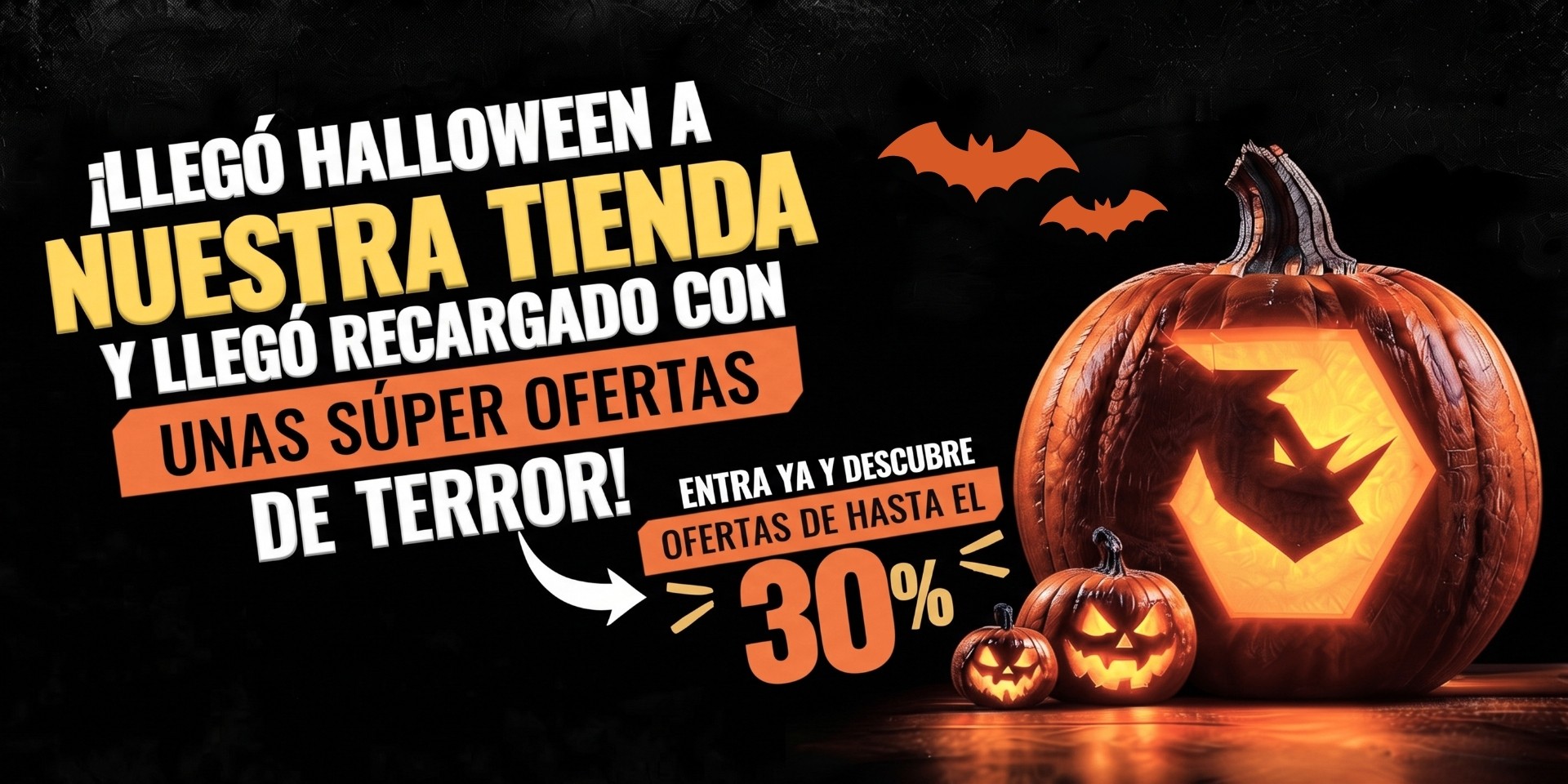 Llegó Halloween a nuestra tienda: ofertas de terror de hasta el 30%