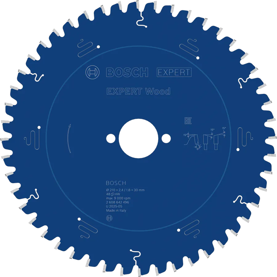 HOJA DE SIERRA CIRCULAR EXPERT WOOD 254 X 2,4/1,8 X 30 MM, T60 BOSCH PROFESSIONAL
