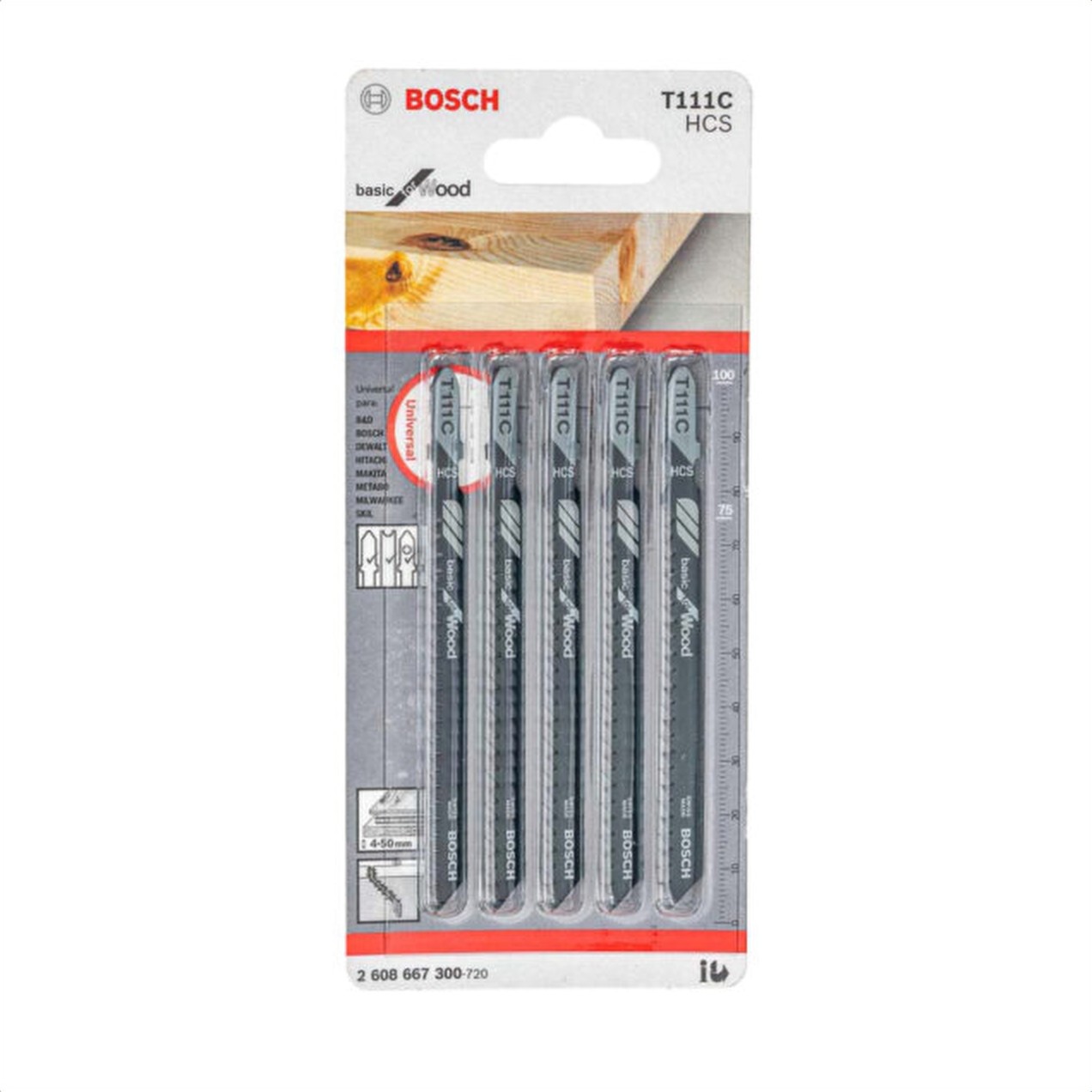 HOJA DE SIERRA CALADORA PARA MADERA T111C SKIL (POR UNIDAD)