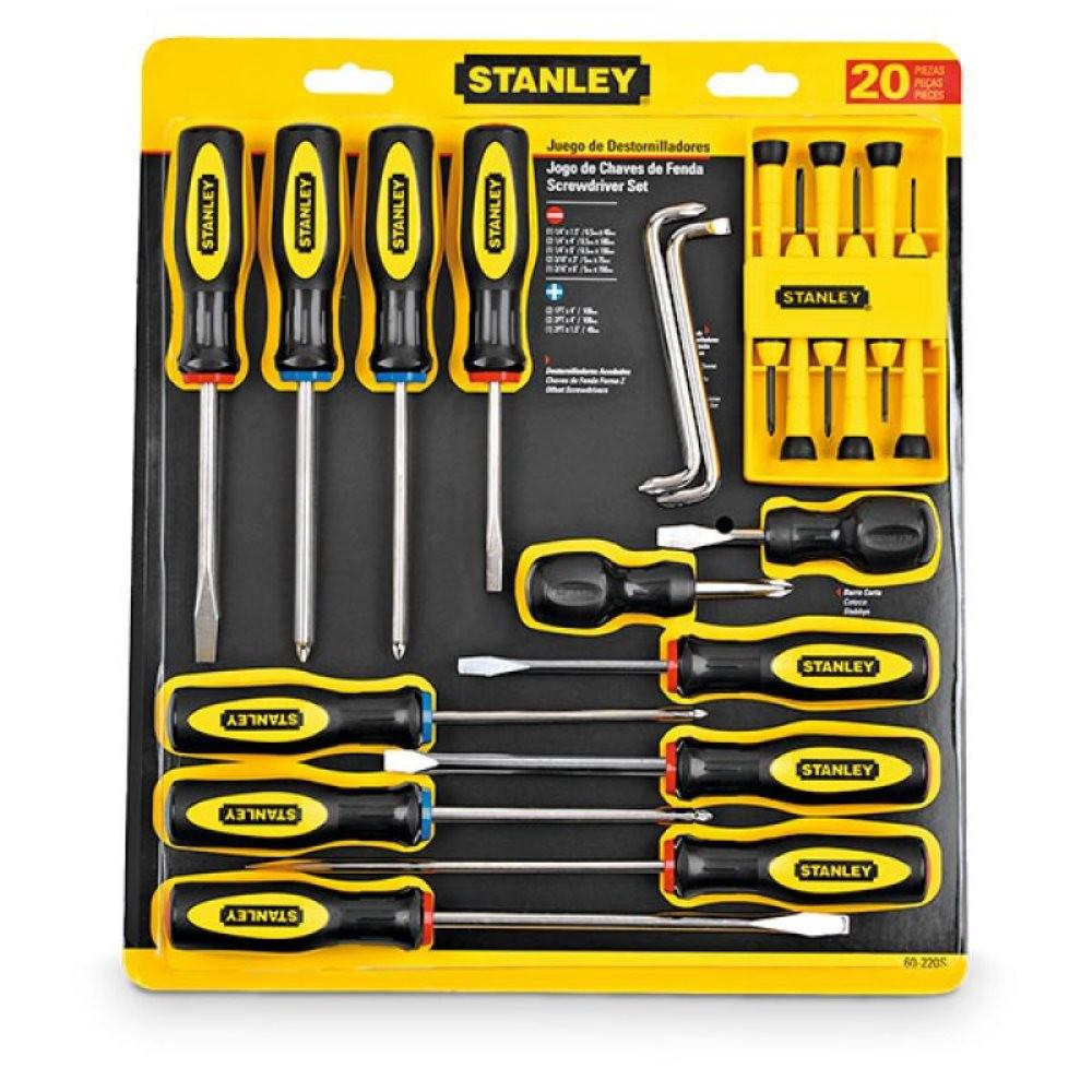 DESTORNILLADOR JUEGO 20PZS SURTIDOS STANLEY