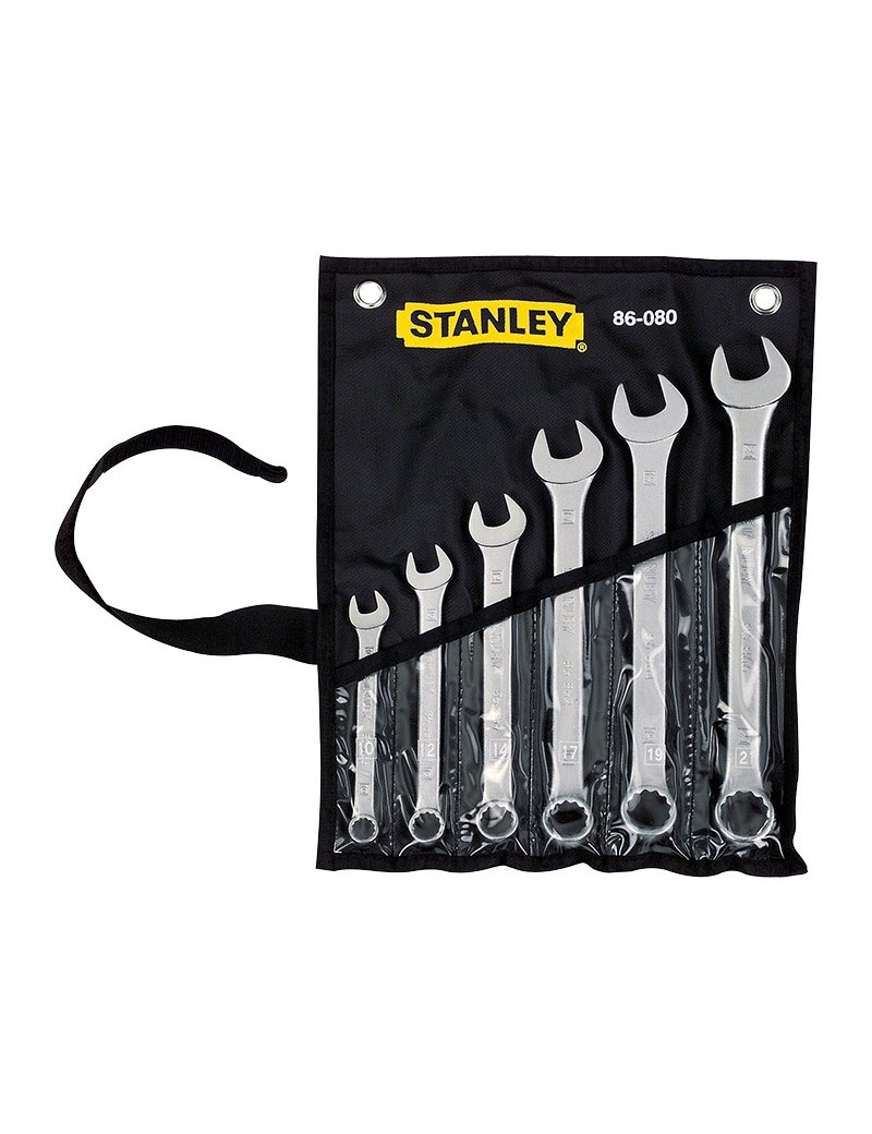 JUEGO DE 6 LLAVES COMBINADAS MÉTRICAS STANLEY 86-080