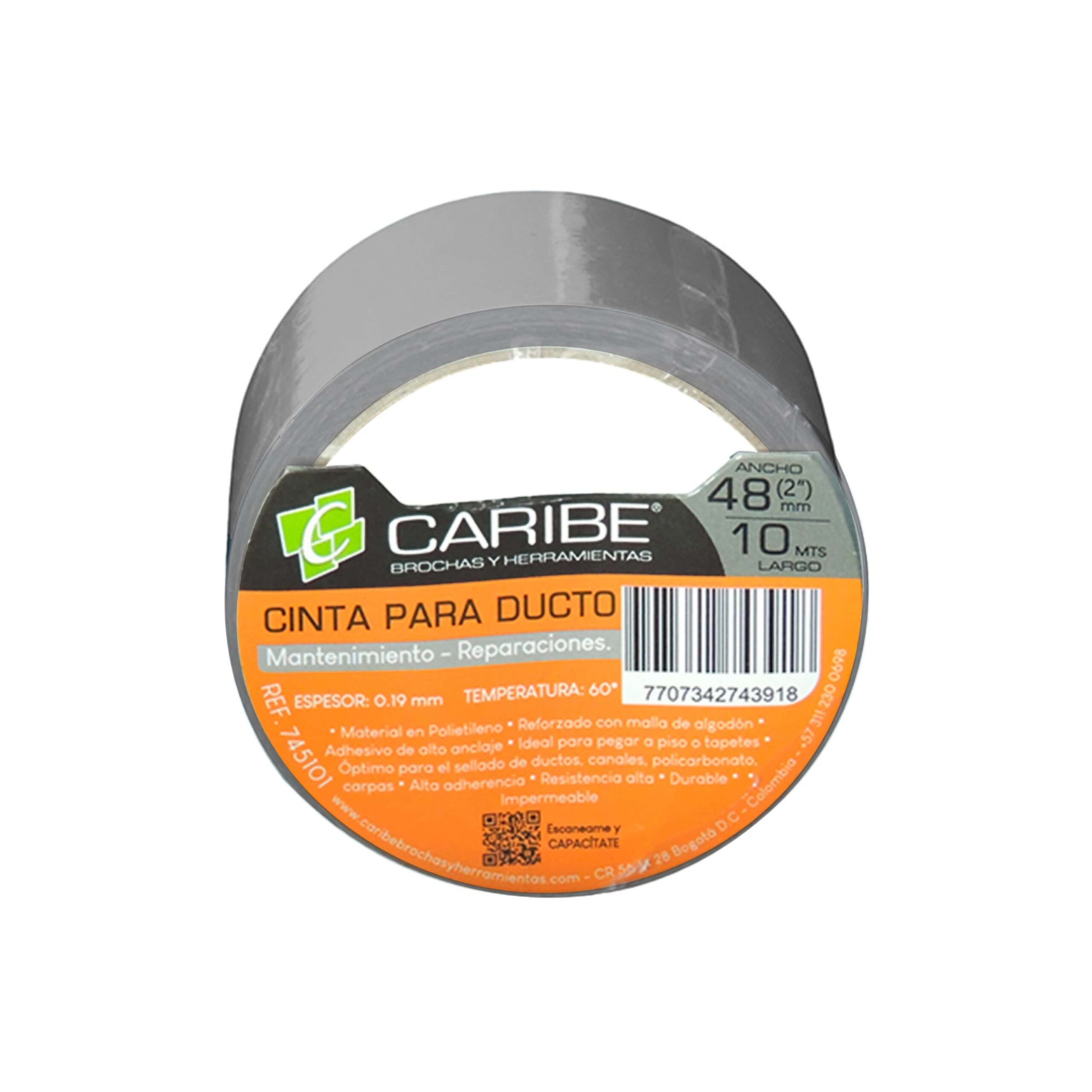 Cinta para ducto 745101 Caribe