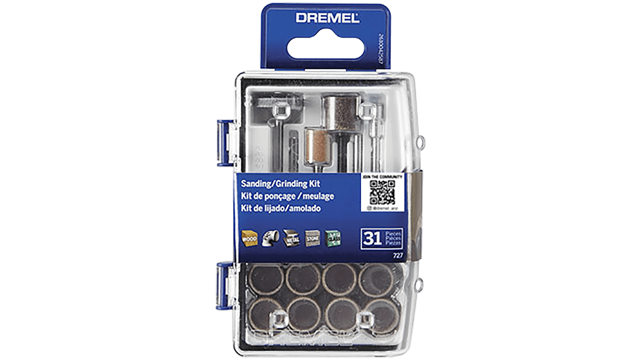 MICROKIT DE 31 ACCESORIOS PARA PULIDO Y AMOLADO DREMEL 26150727AB