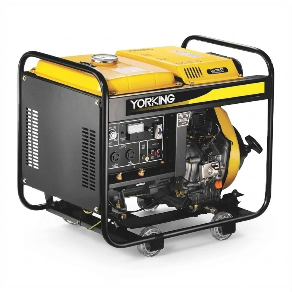 PLANTA ELÉCTRICA 7 KVA DIÉSEL TRIFÁSICA YORKING YDE6500E3 - Imagen 2