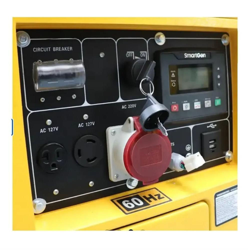 PLANTA ELÉCTRICA 9 KVA DIÉSEL TRIFÁSICA CABINADA YORKING YDE8500T3 - Imagen 2