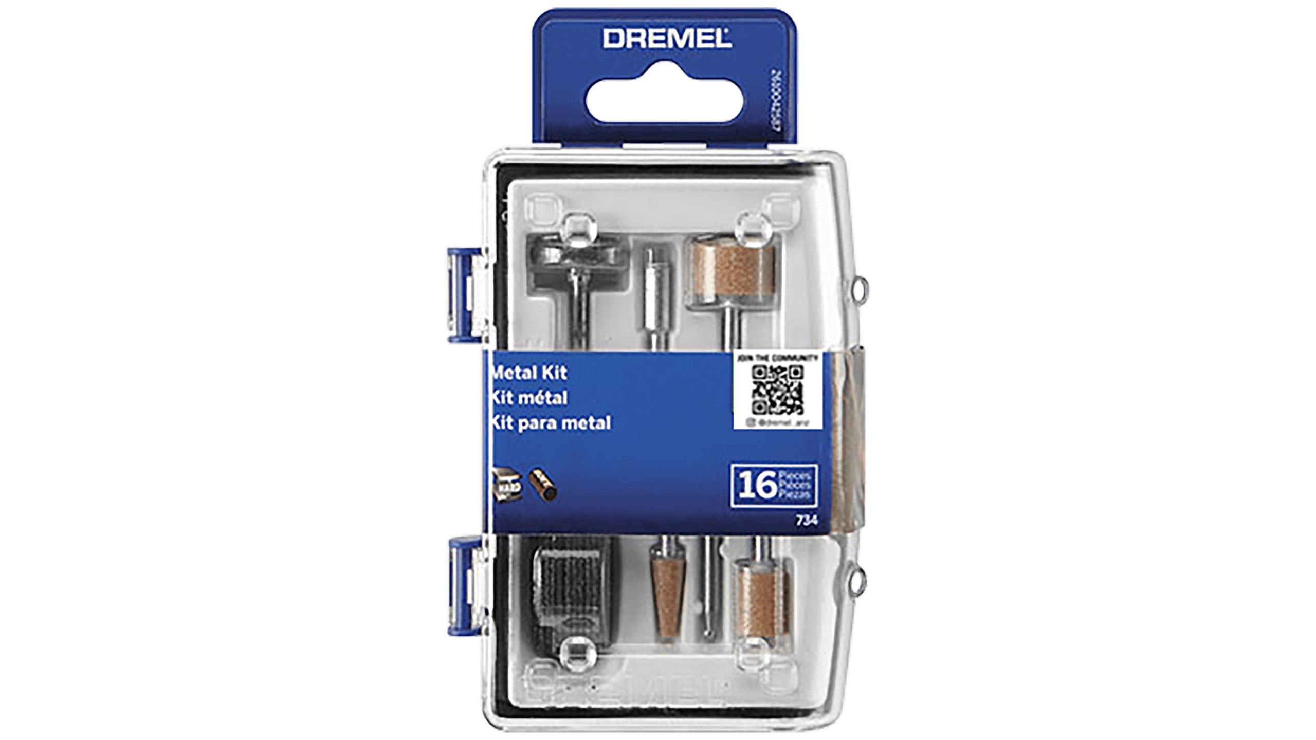 MICROKIT DE 16 ACCESORIOS PARA METAL DREMEL 26150734AB
