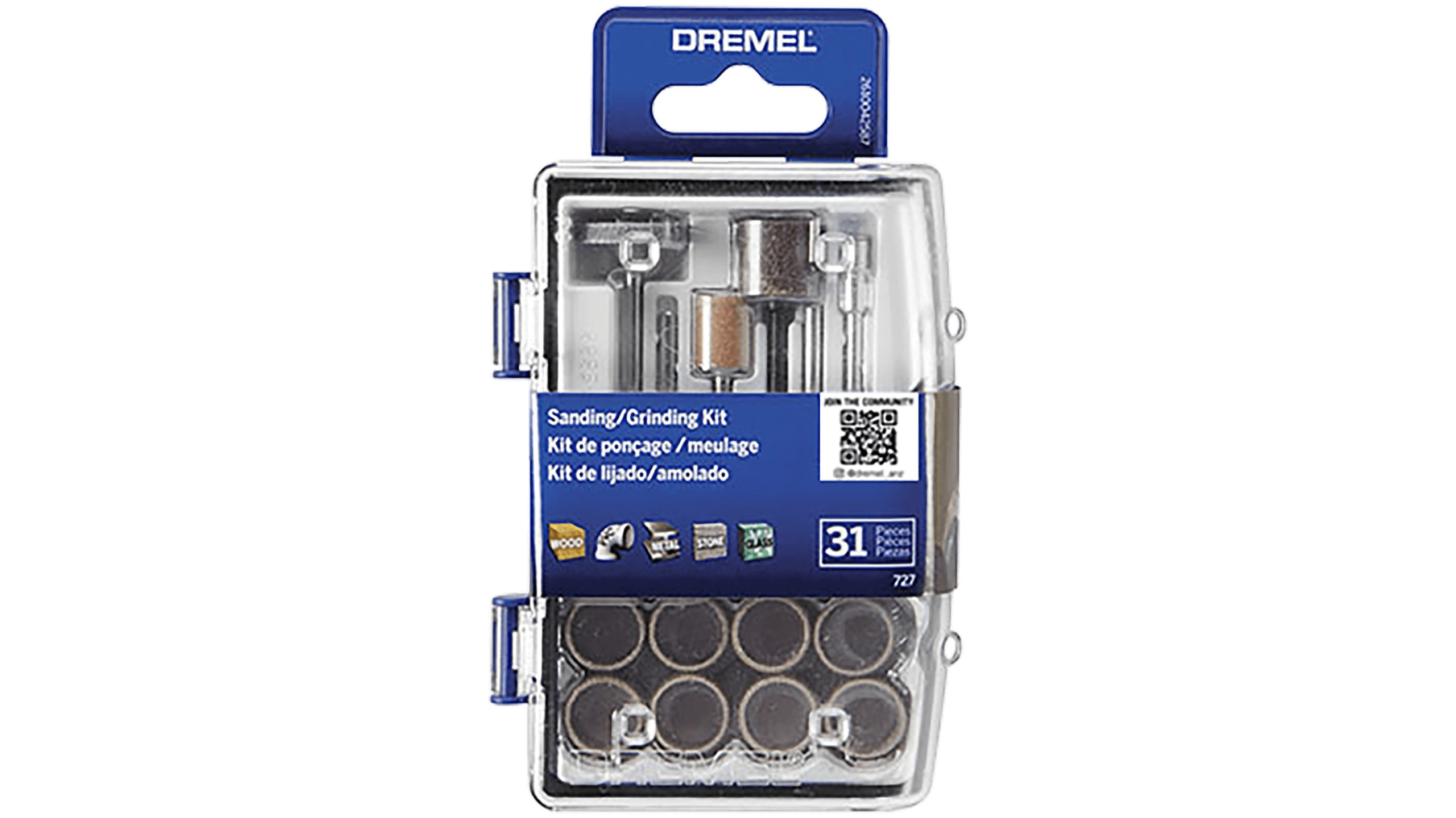 MICROKIT DE 31 ACCESORIOS PARA PULIDO Y AMOLADO DREMEL 26150727AB