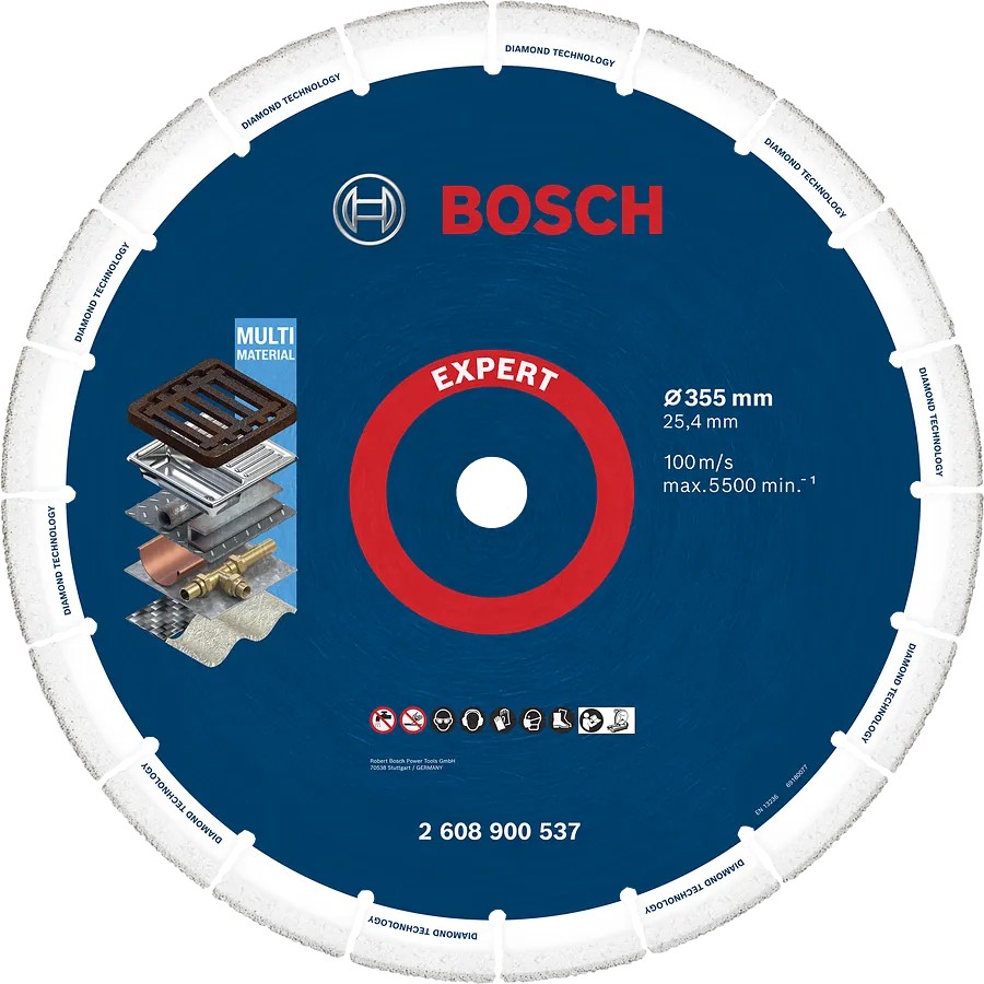 DISCO DE CORTE DE TAMAÑO GRANDE EXPERT DIAMOND METAL WHEEL DE 355 X 25 4 MM BOSCH PROFESSIONAL