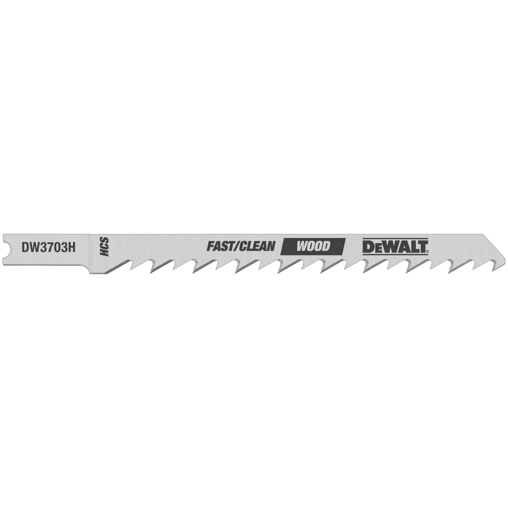 HOJAS PARA CALADORA DEWALT DW3703 CORTE RÁPIDO EN MADERA 4" 6 TPI VÁSTAGO EN U (2 UNIDADES)