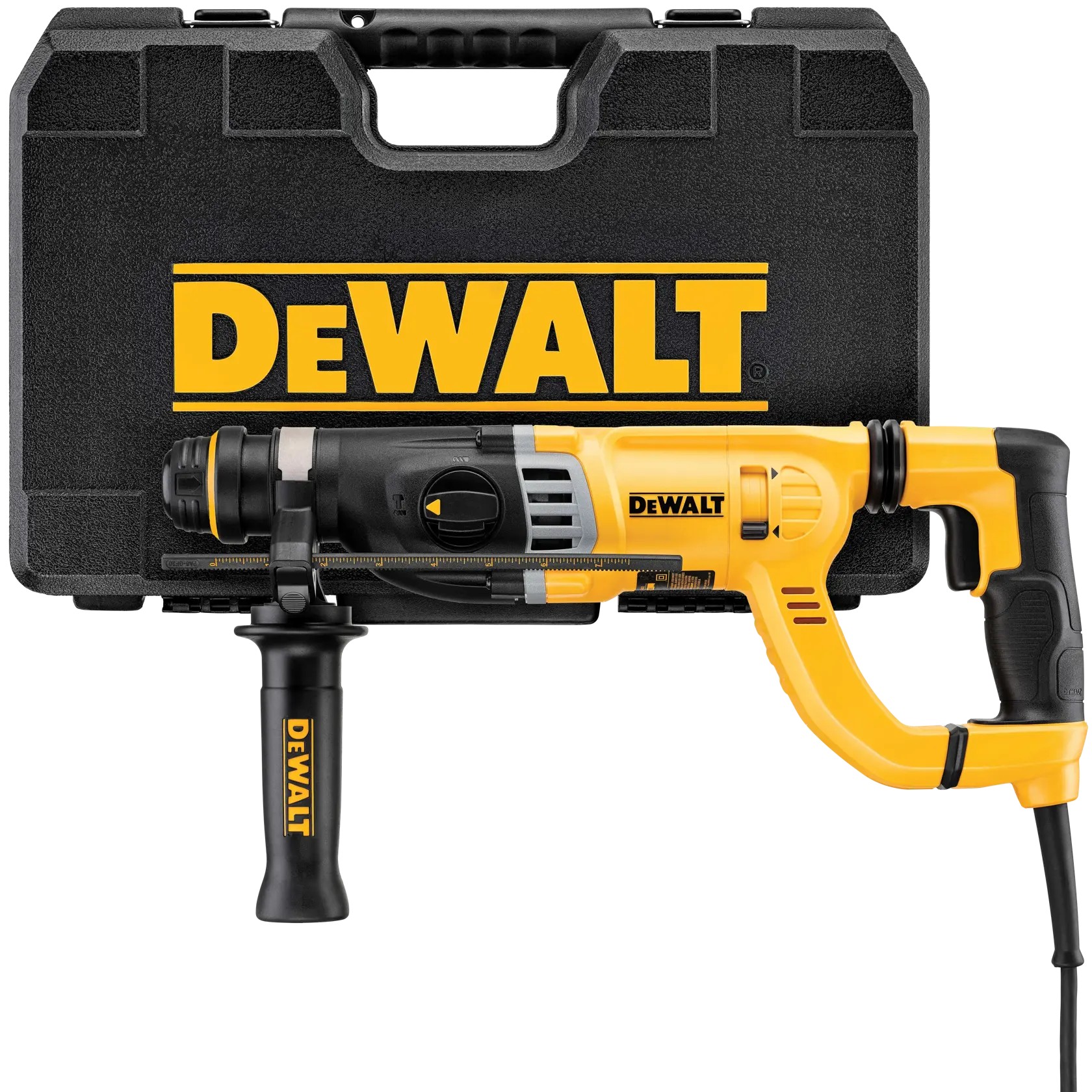 ROTOMARTILLO SDS PLUS 1-1/8" 3.0 J 0-1450 RPM DEWALT D25263K CON MALETÍN