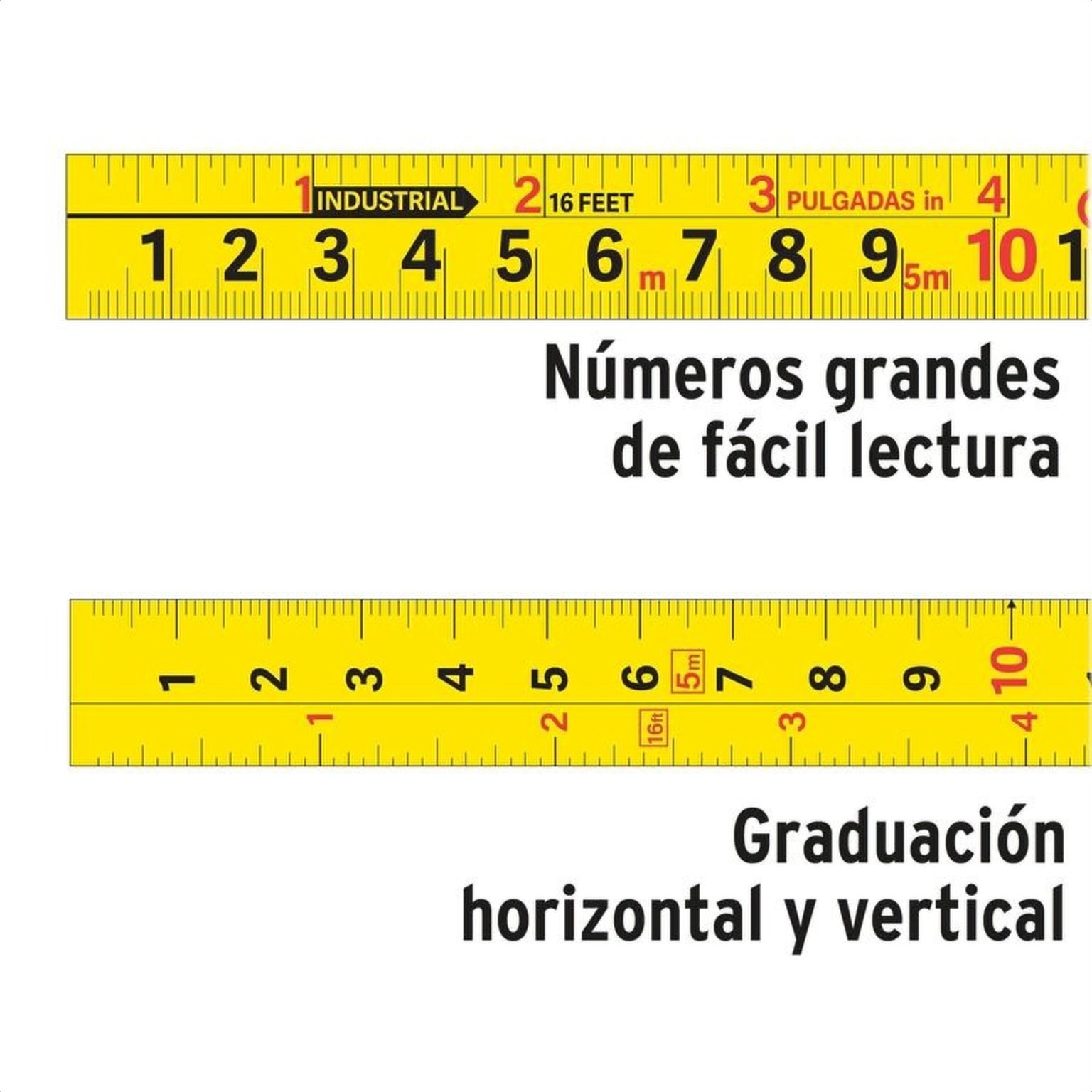 Flexómetro FA-8M Truper vista 3