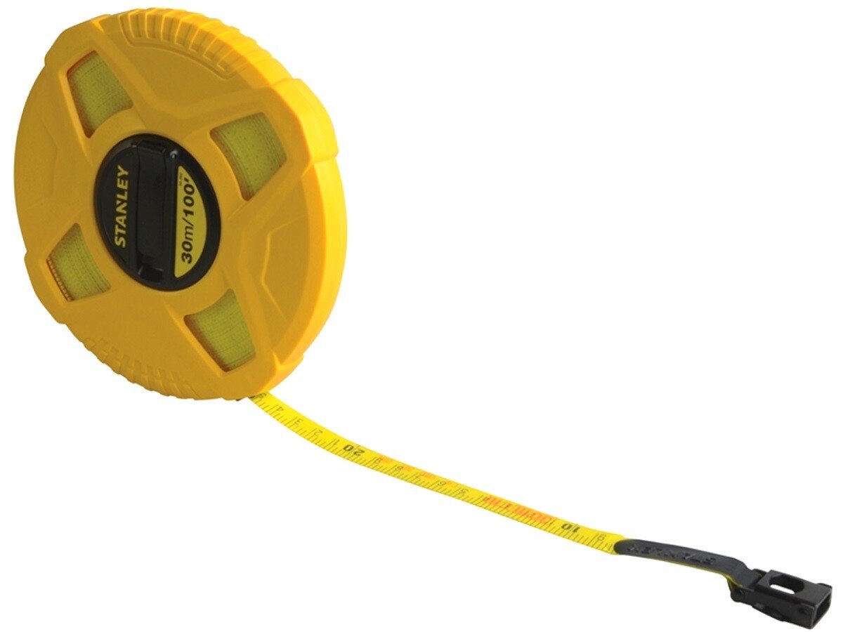 CINTA LARGA DE FIBRA DE VIDRIO 30M/100' STANLEY 34-262S - Imagen 2