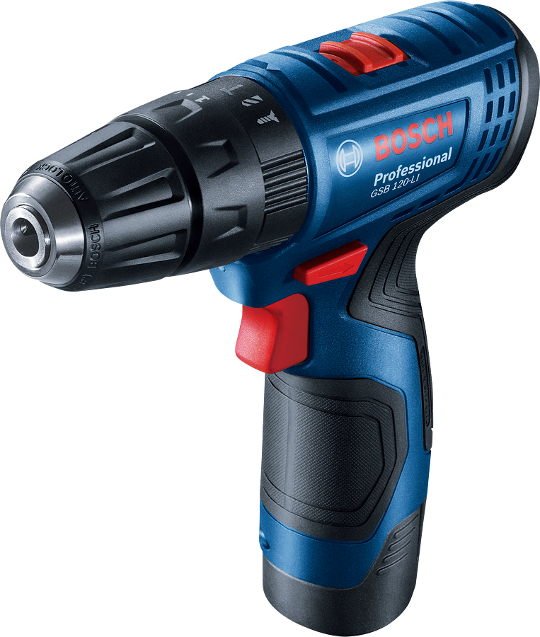 TALADRO DE PERCUSIÓN INALÁMBRICO GSB 120-LI + GDR 120-LI BOSCH PROFESSIONAL