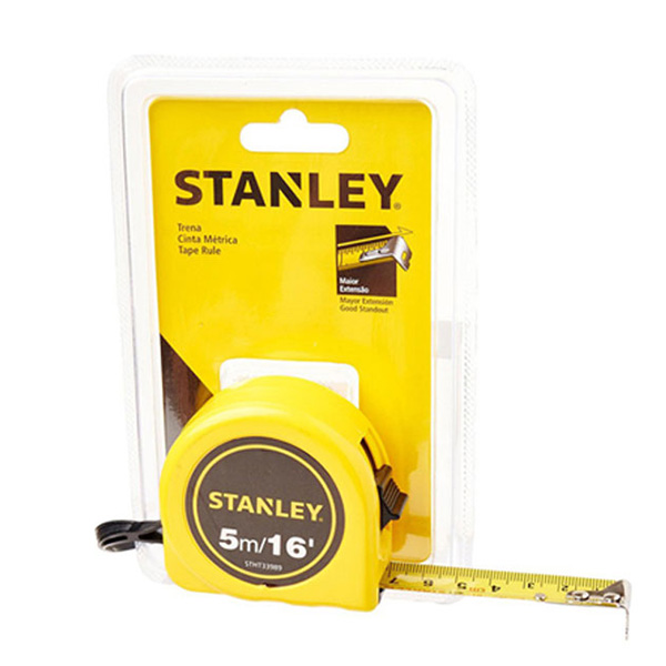 FLEXOMETRO CAJA PLASTICA 5 MTRS STANLEY - Imagen 2