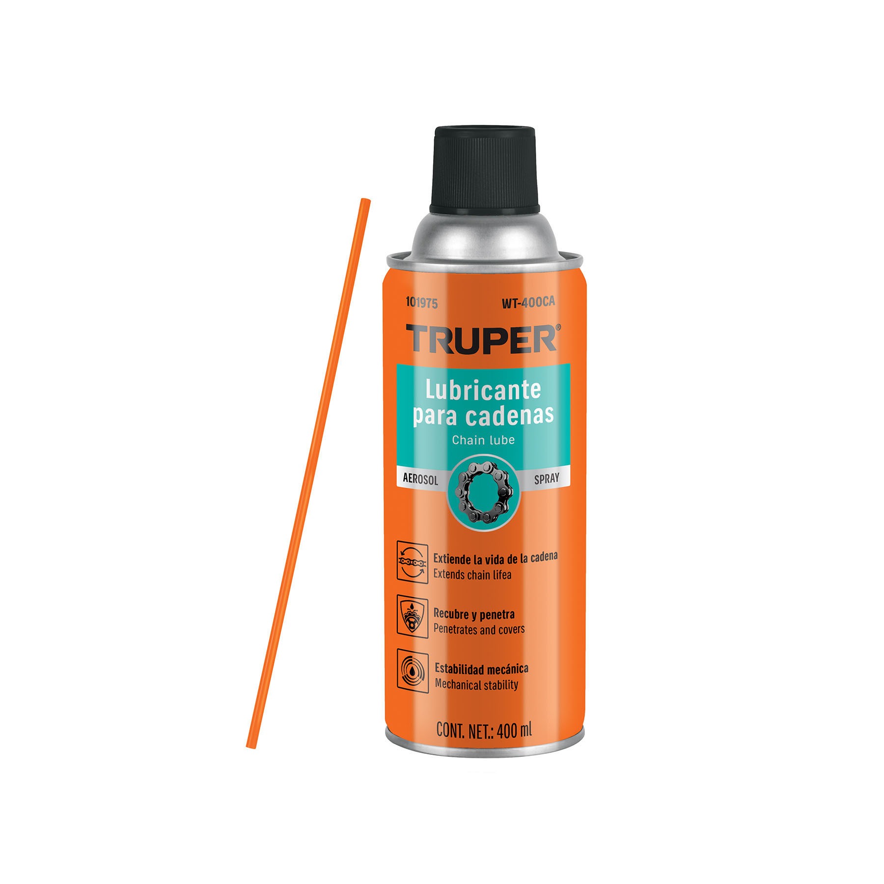 Lubricante de cadenas en aerosol 400 ml truper 101975