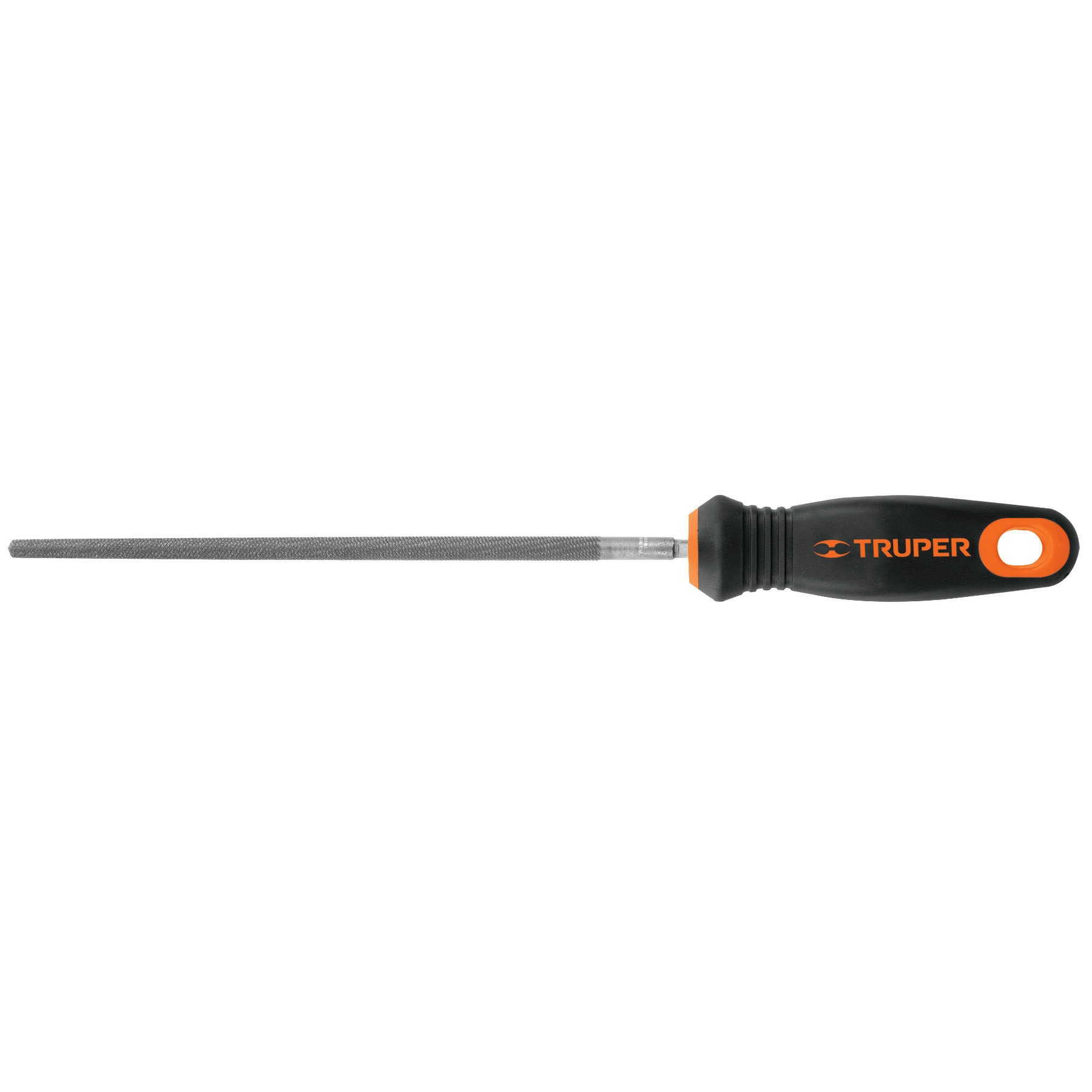 Lima redonda bastarda 8" con mango comfort grip truper 15316