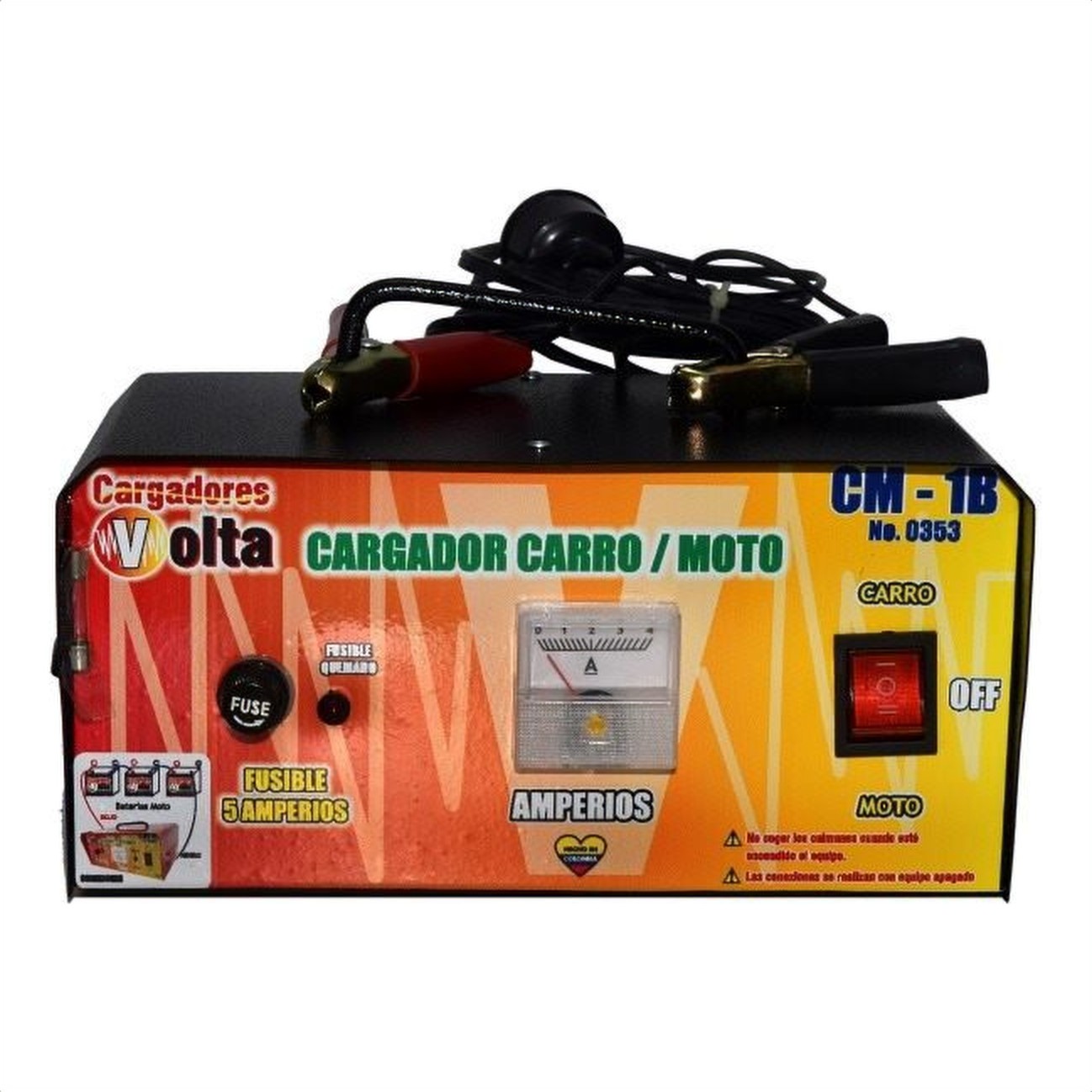 Cargador de batería CM-1B Volta